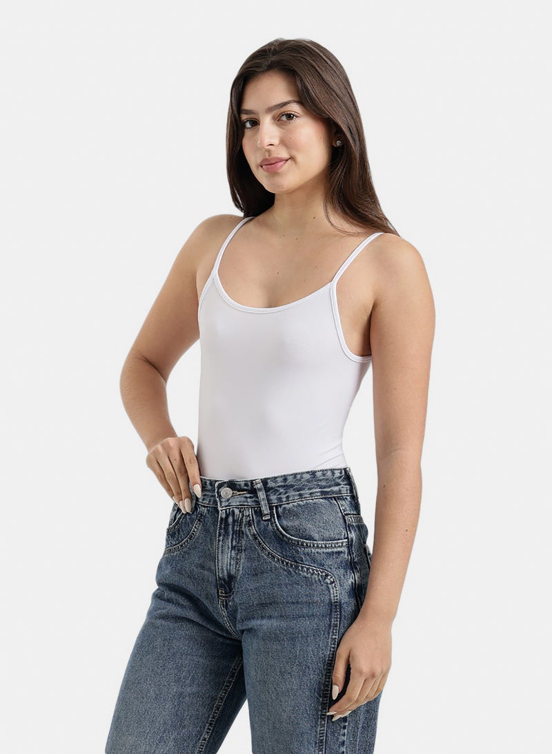 Carina Spaghetti Strap Cami Bodysuit - Image 1